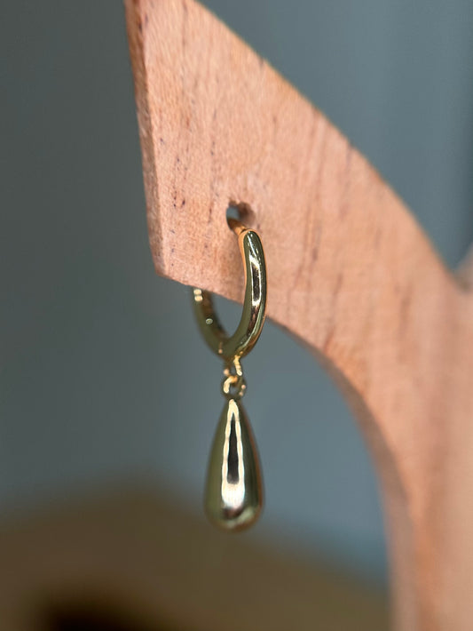 Bright Drop Hoops Pair