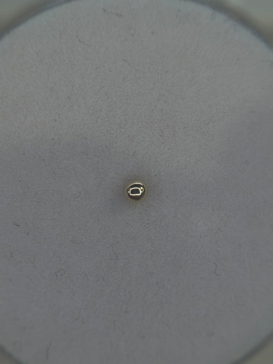 14k nose plain ball