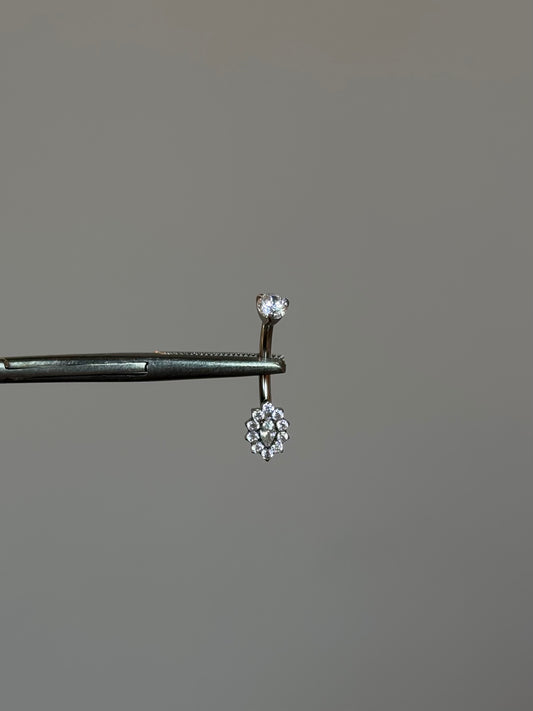 Flower titanium belly