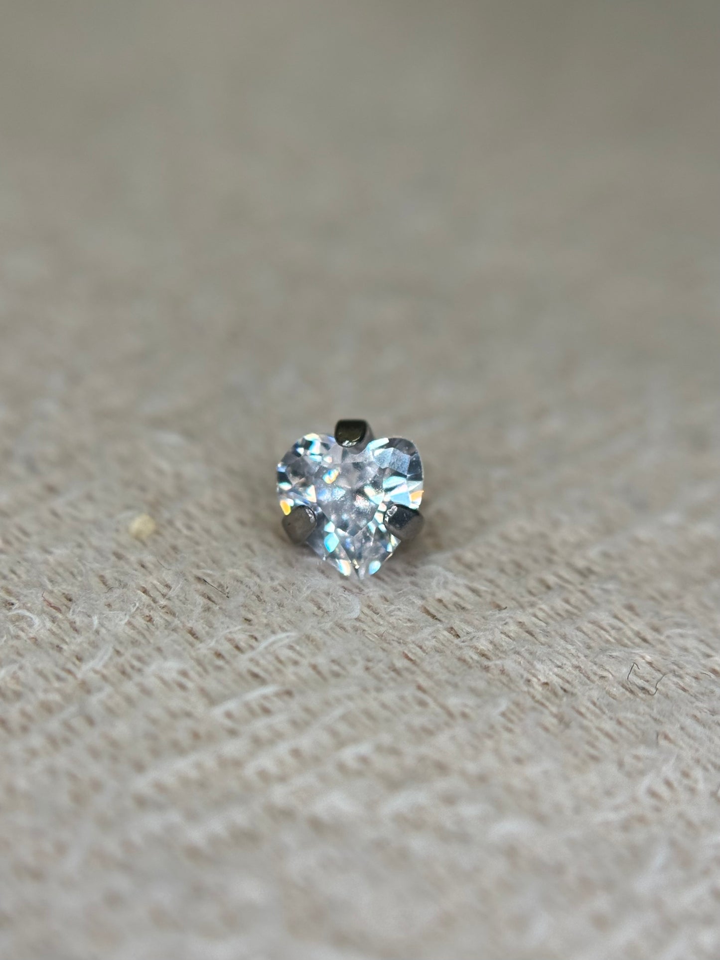 Heart Stud Dermal Top