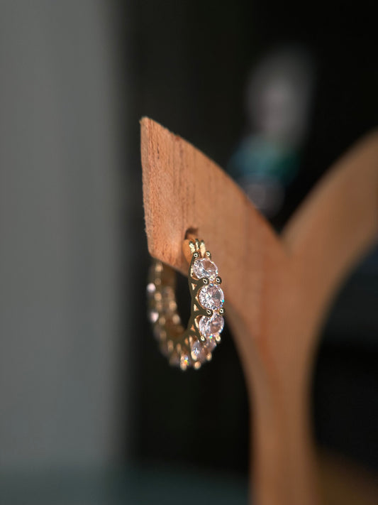 Crystal Hoops