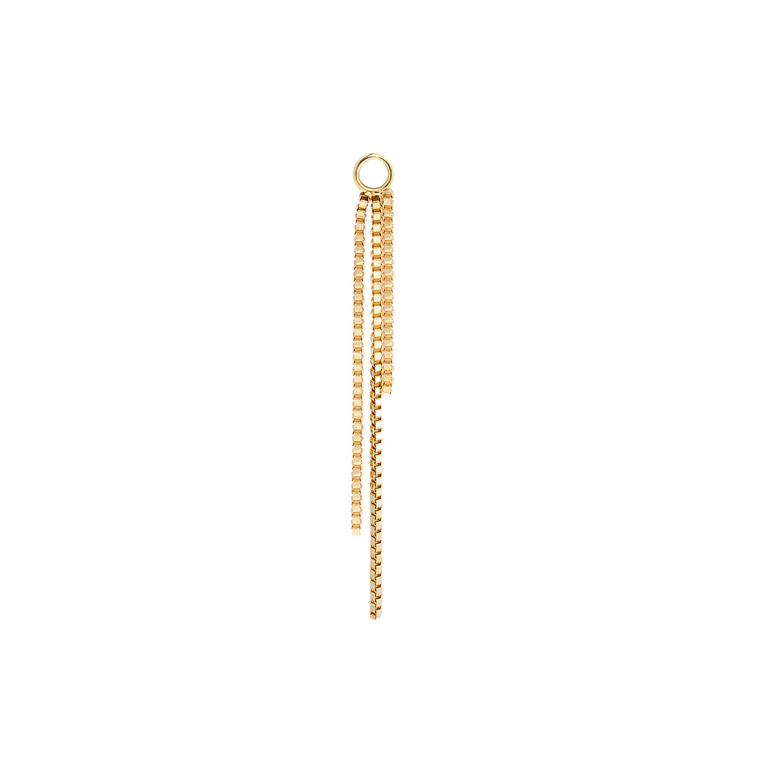14k Snake Chain Charm