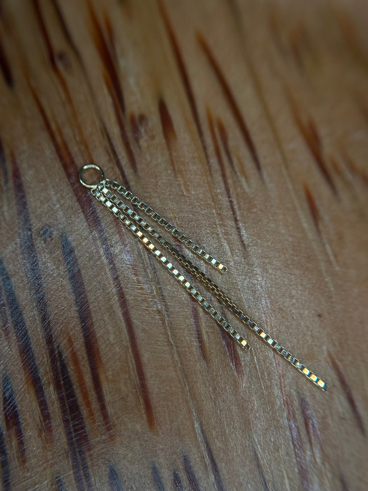 14k Snake Chain Charm