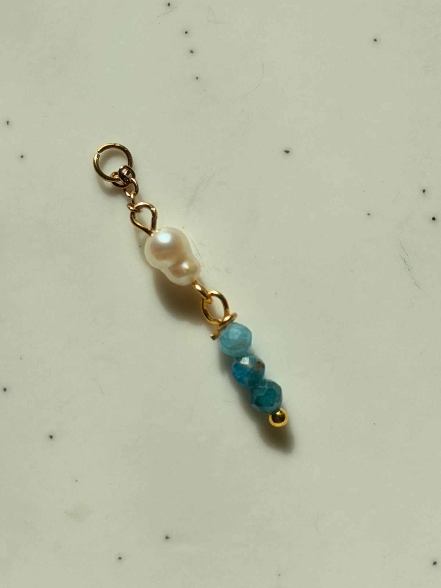 Sky pearl Charm