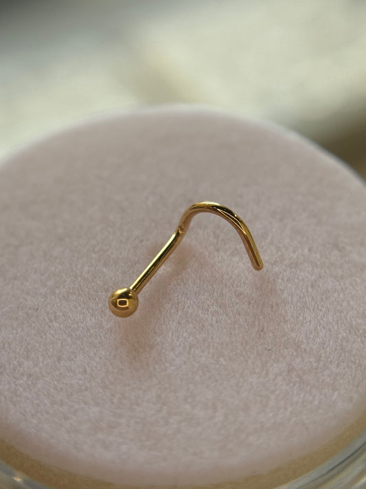Plain ball nose stud