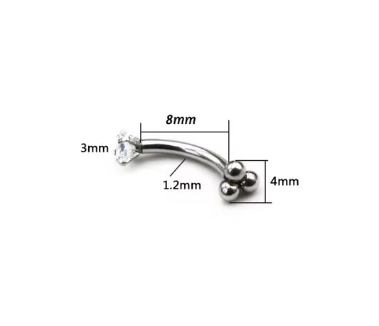 Plain trinity Stud Rook