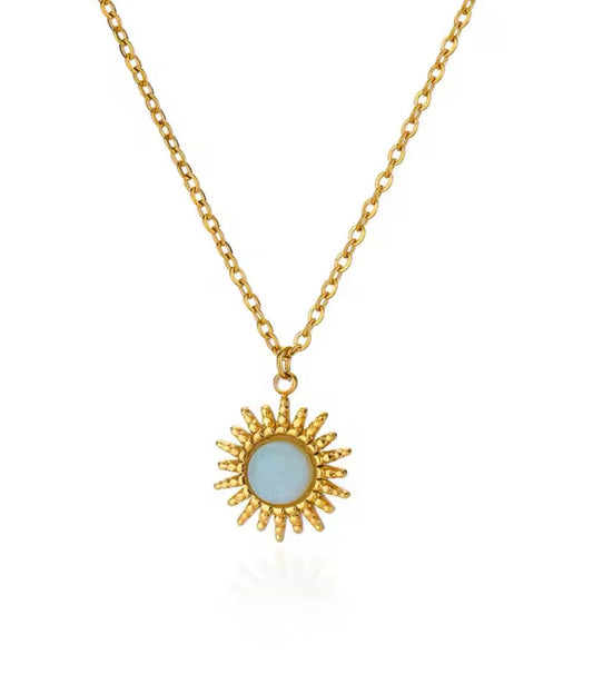 Sunflower Opal Necklace
