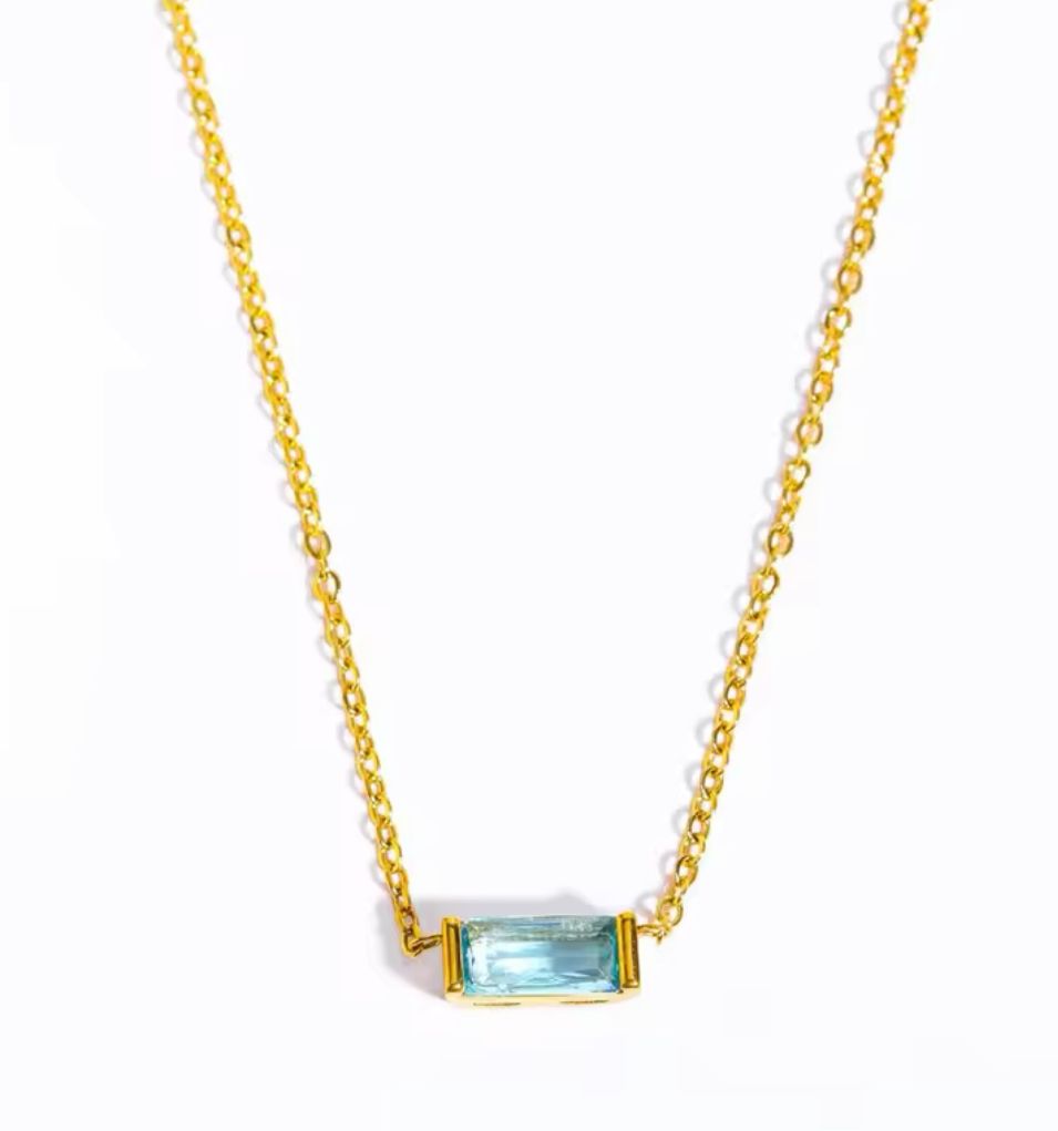 December Stone Necklace