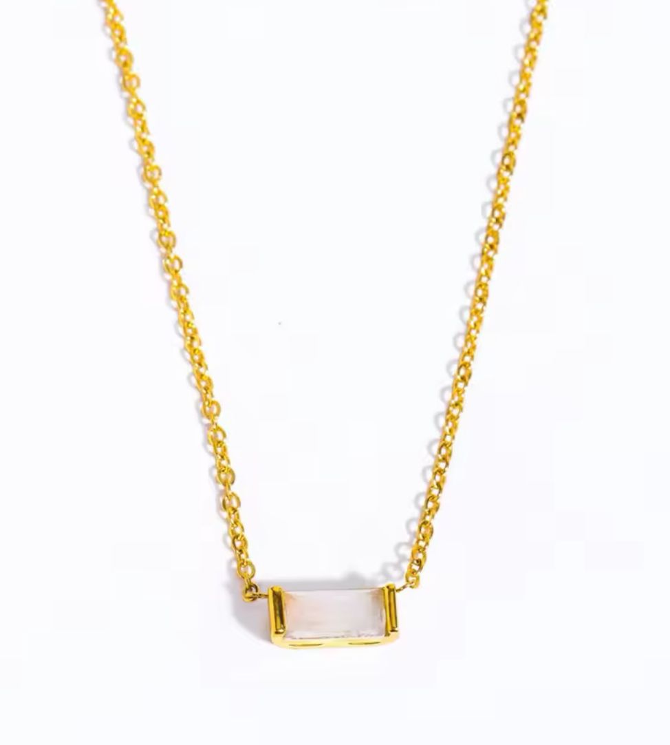 October Stone Necklace