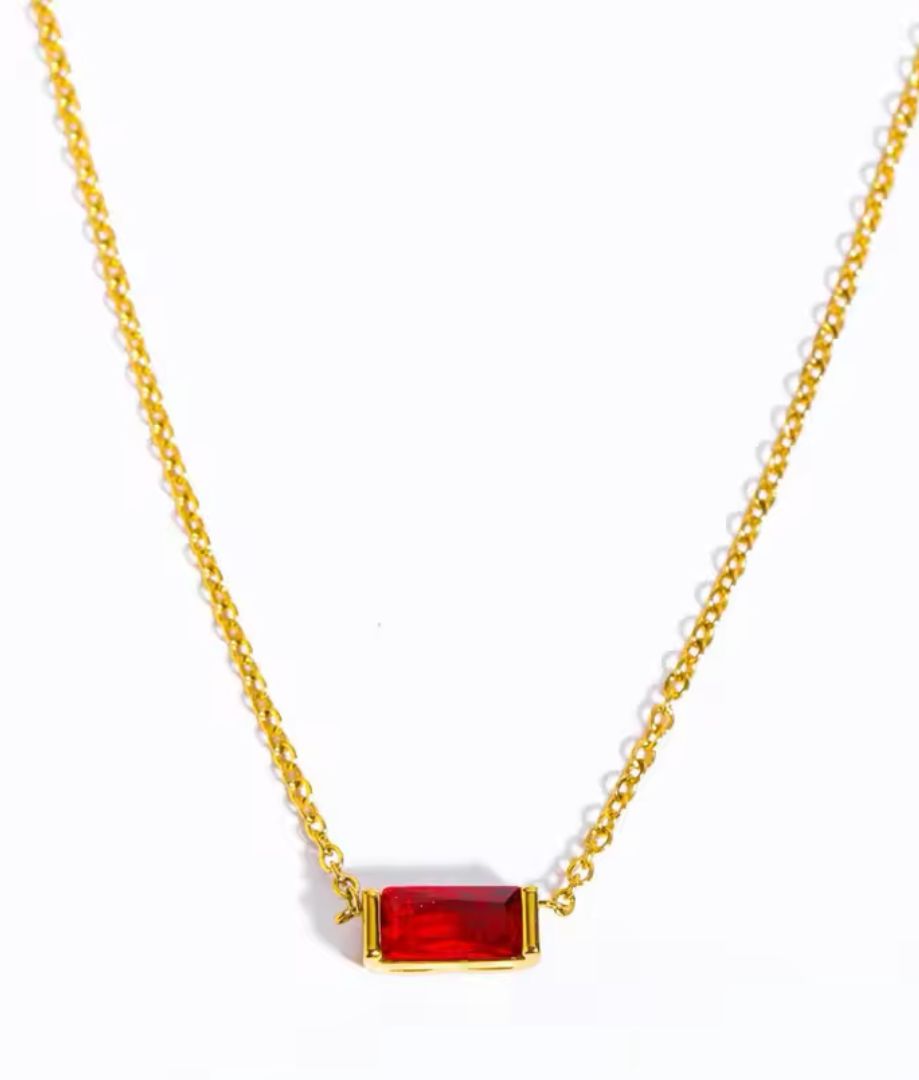 January Stone Necklace