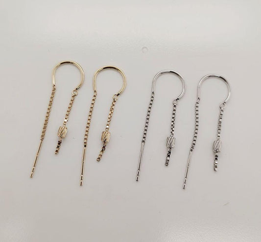 14k Hoop Threader Ball