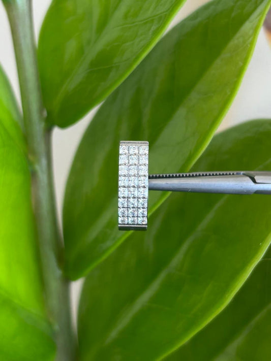 Triple lines belly hoop