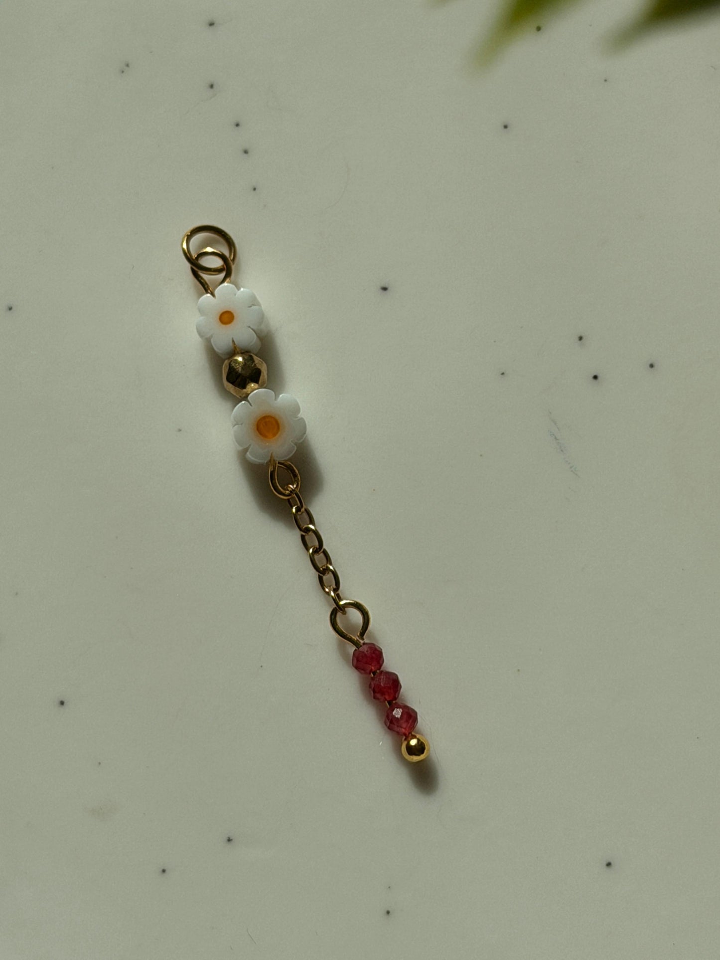 Daisy Drop Charm