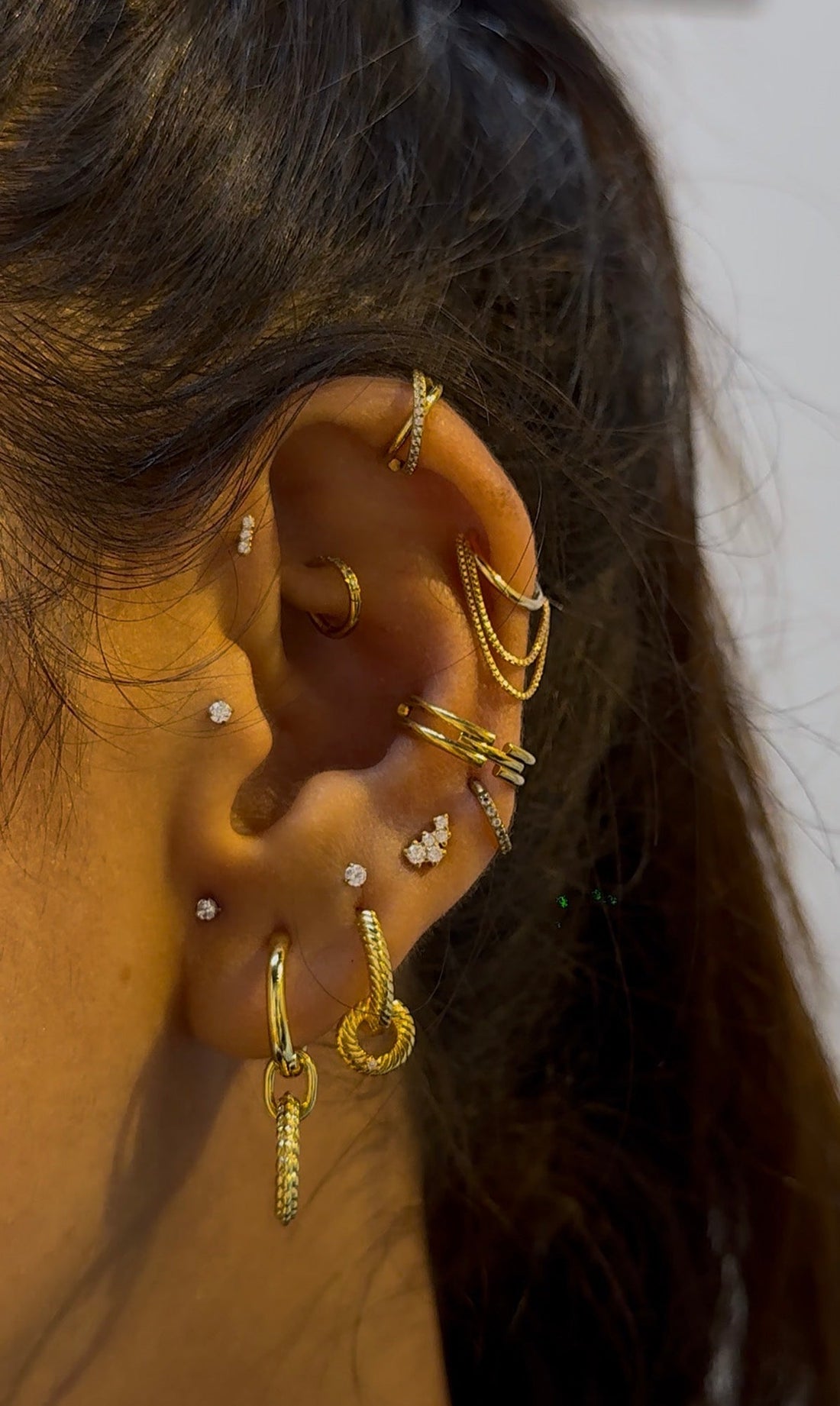 A curated ear stack