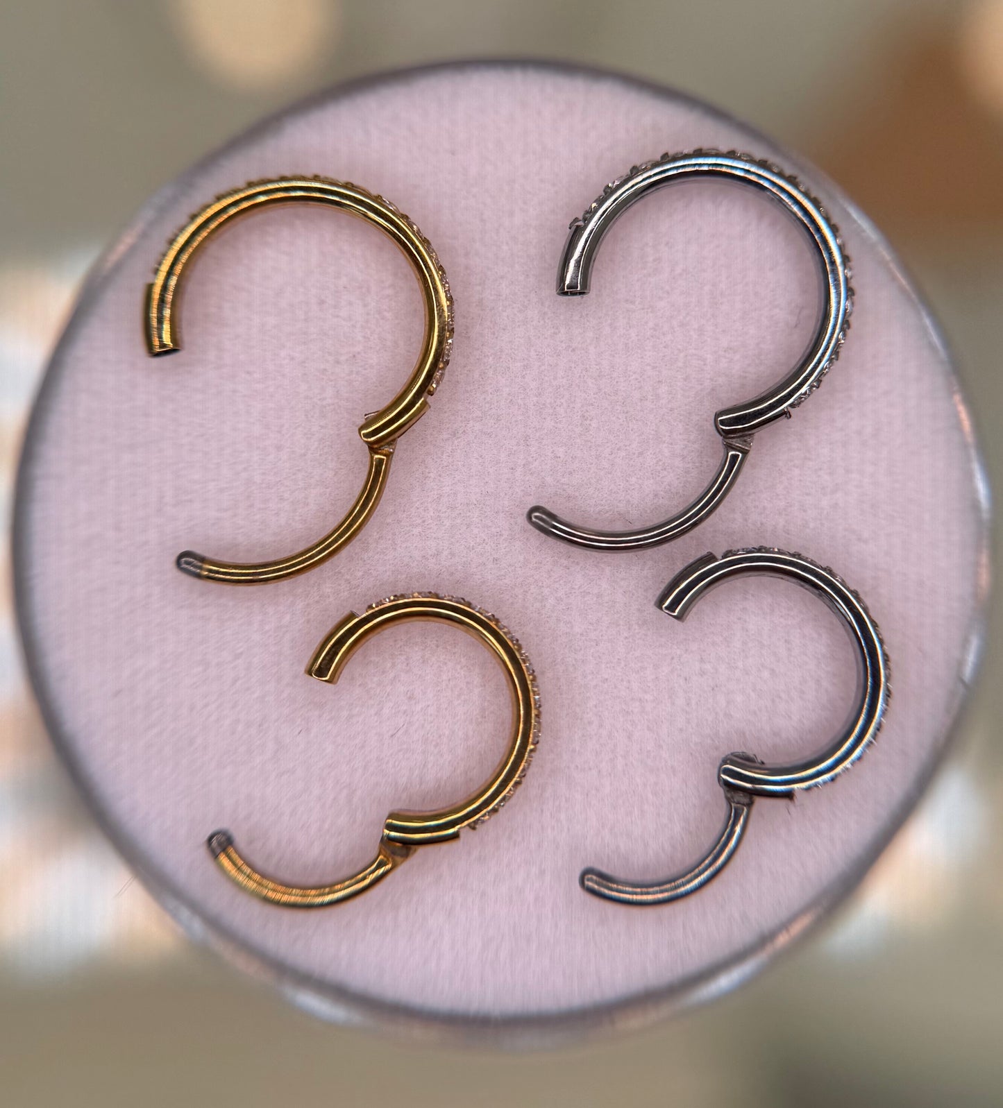 Radiant Nose Hoop Titanium