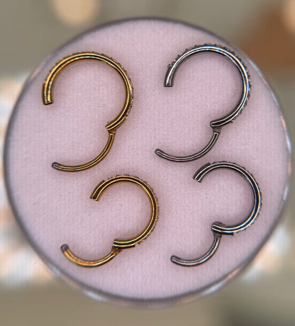 Radiant Nose Hoop Titanium