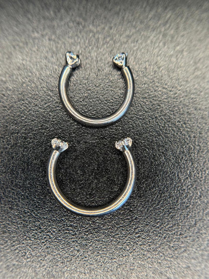 CZ horseshoe Titanium