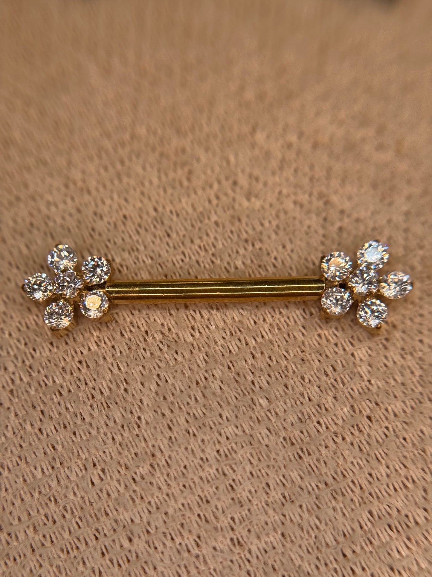 Flower Nipple Bar