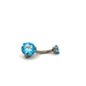 Lilly belly ring titanium