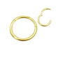 Plain hoop 14k gold