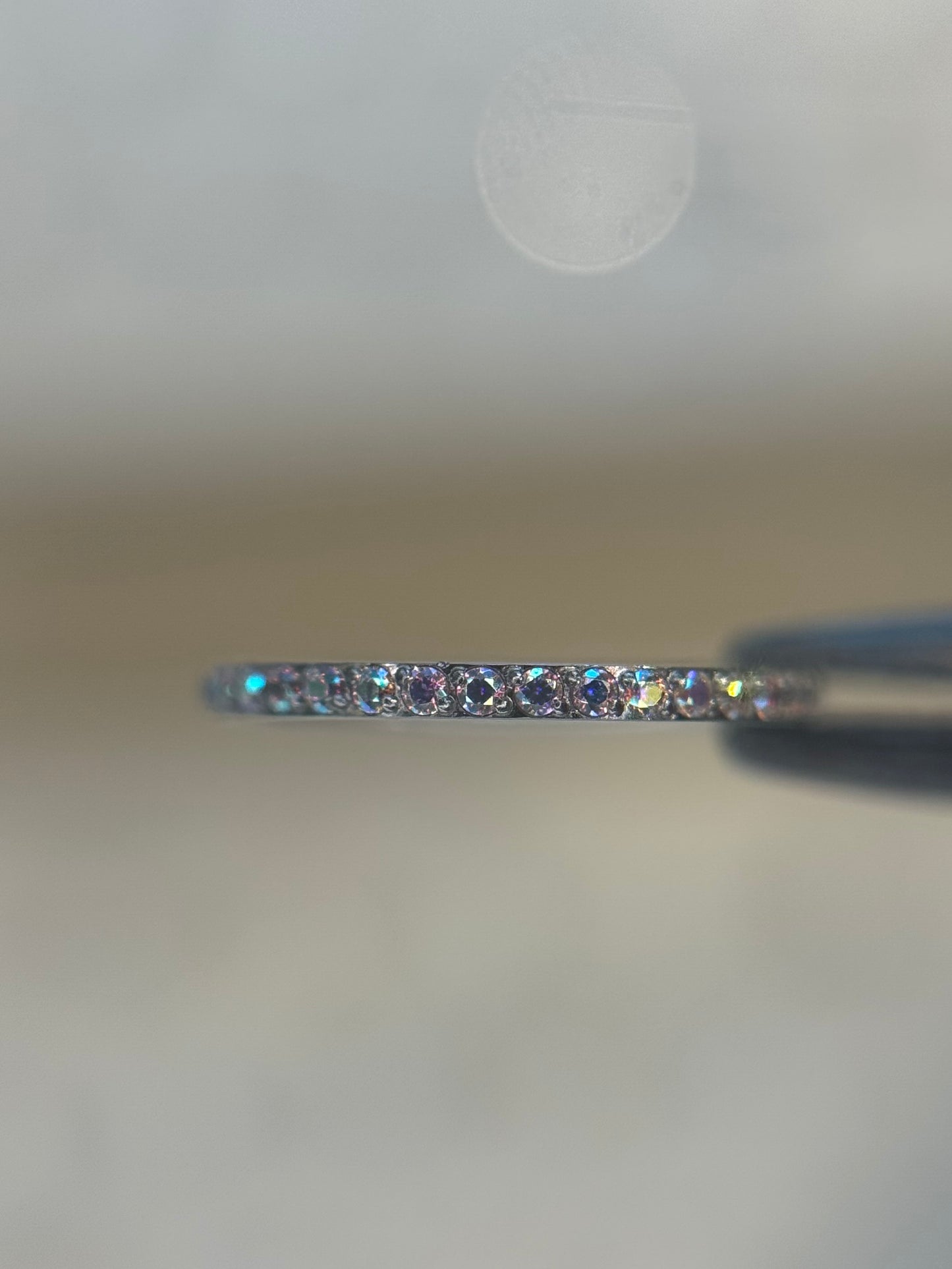 Radiant nose ring 18G