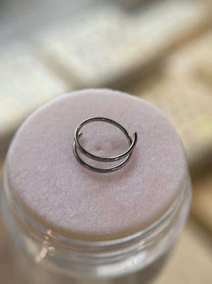 Double nose ring
