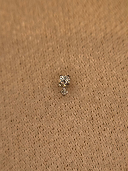 14k Dos Stud