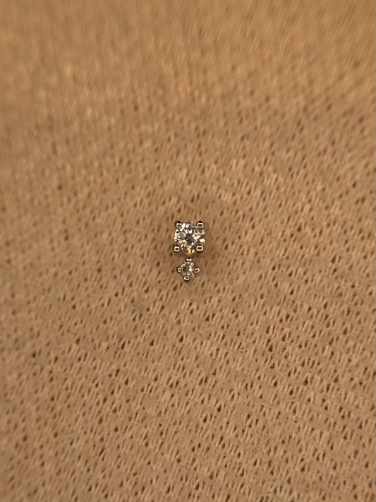 14k Dos Stud