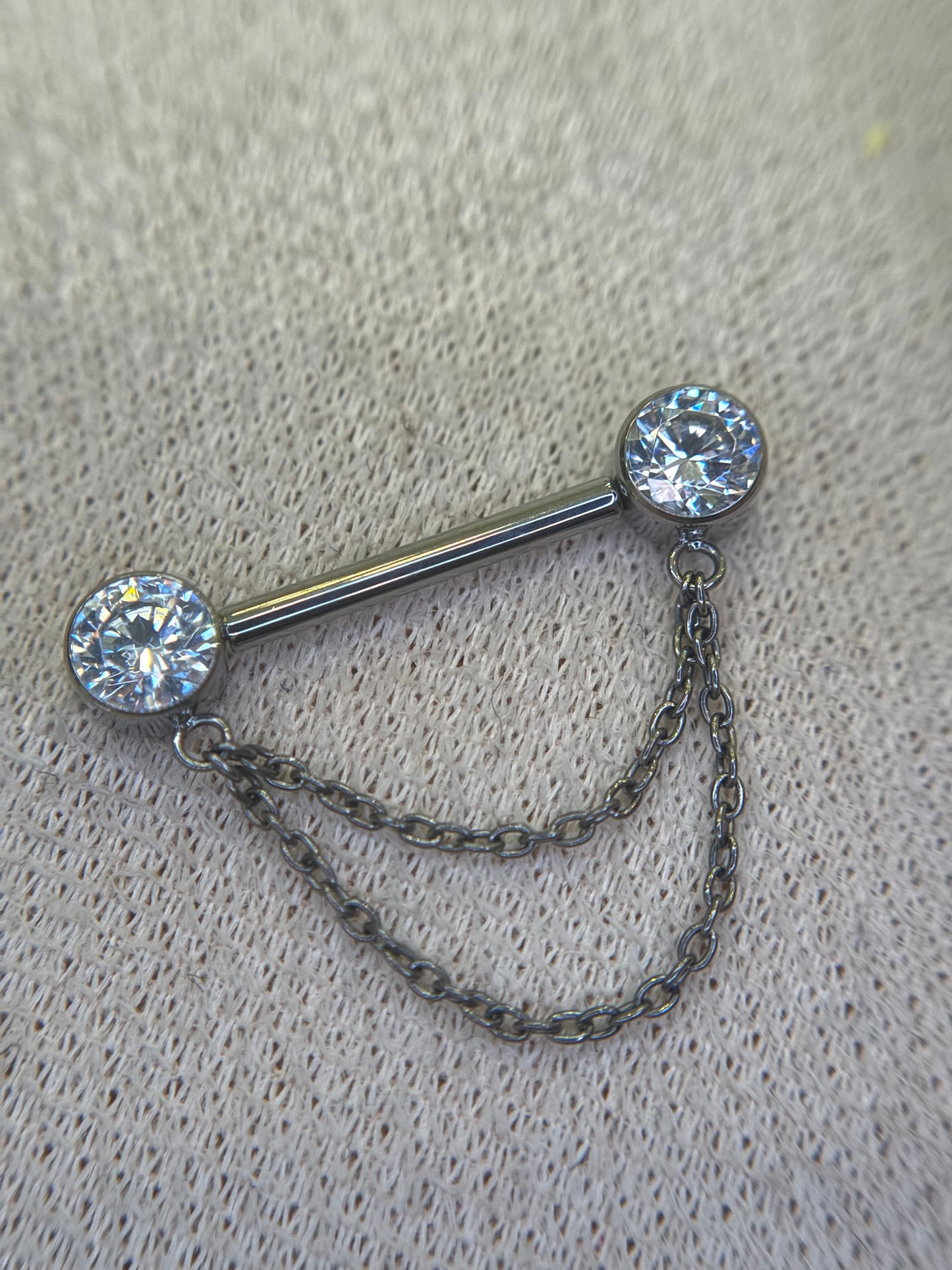 Double Chain Nipple Bar