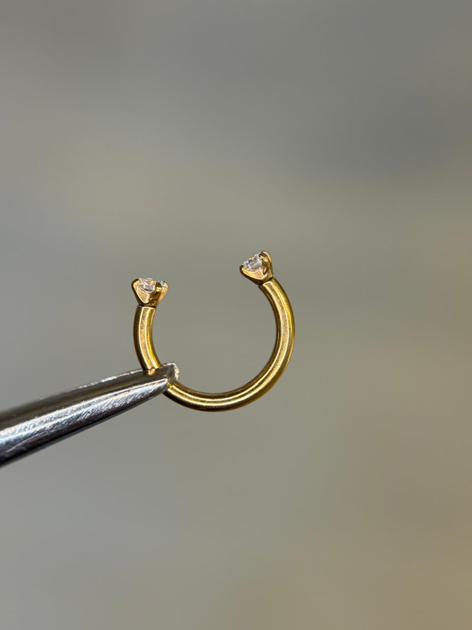 CZ horseshoe Titanium