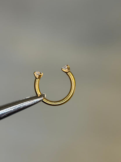 CZ horseshoe Titanium