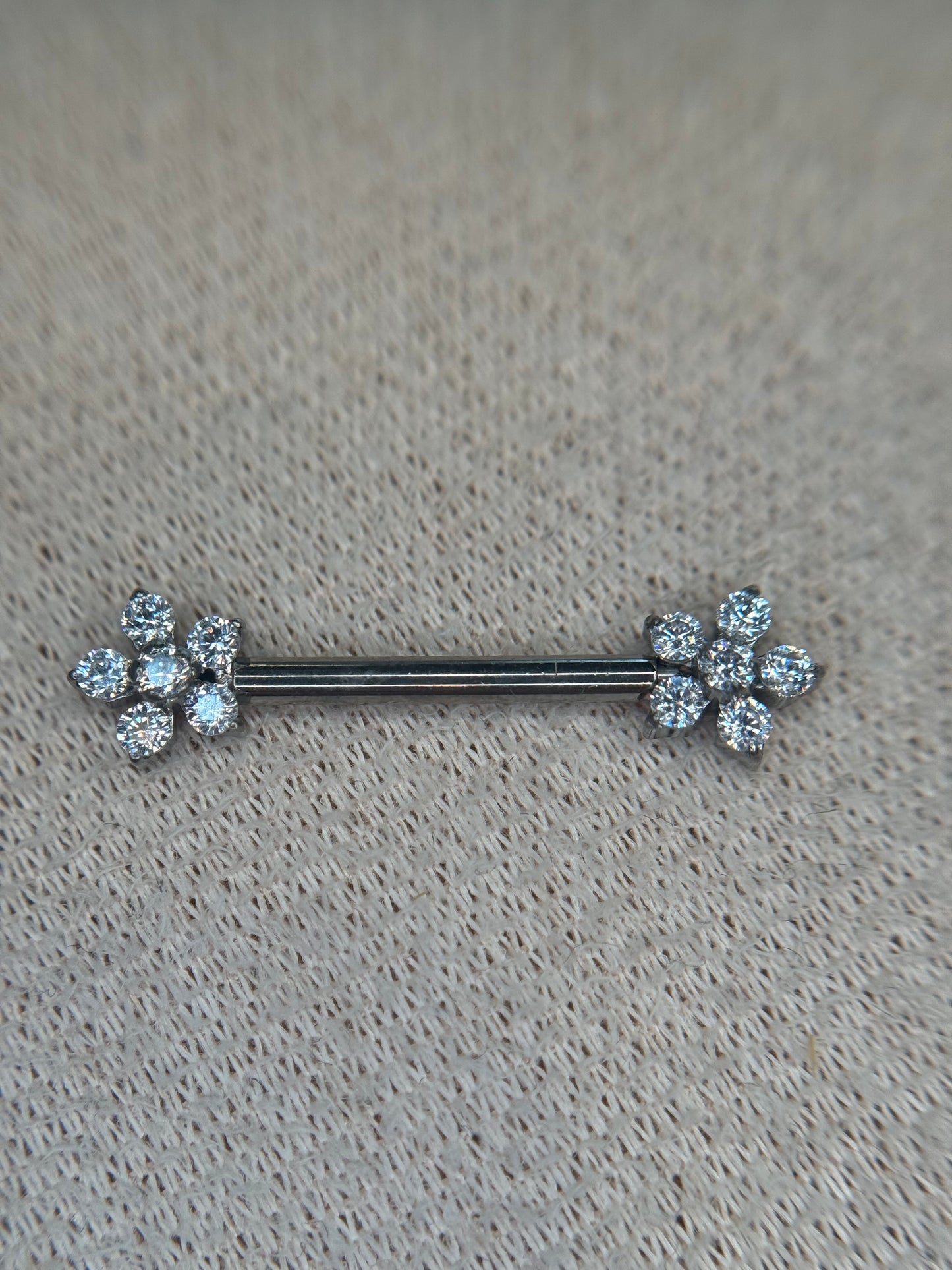Flower Nipple Bar