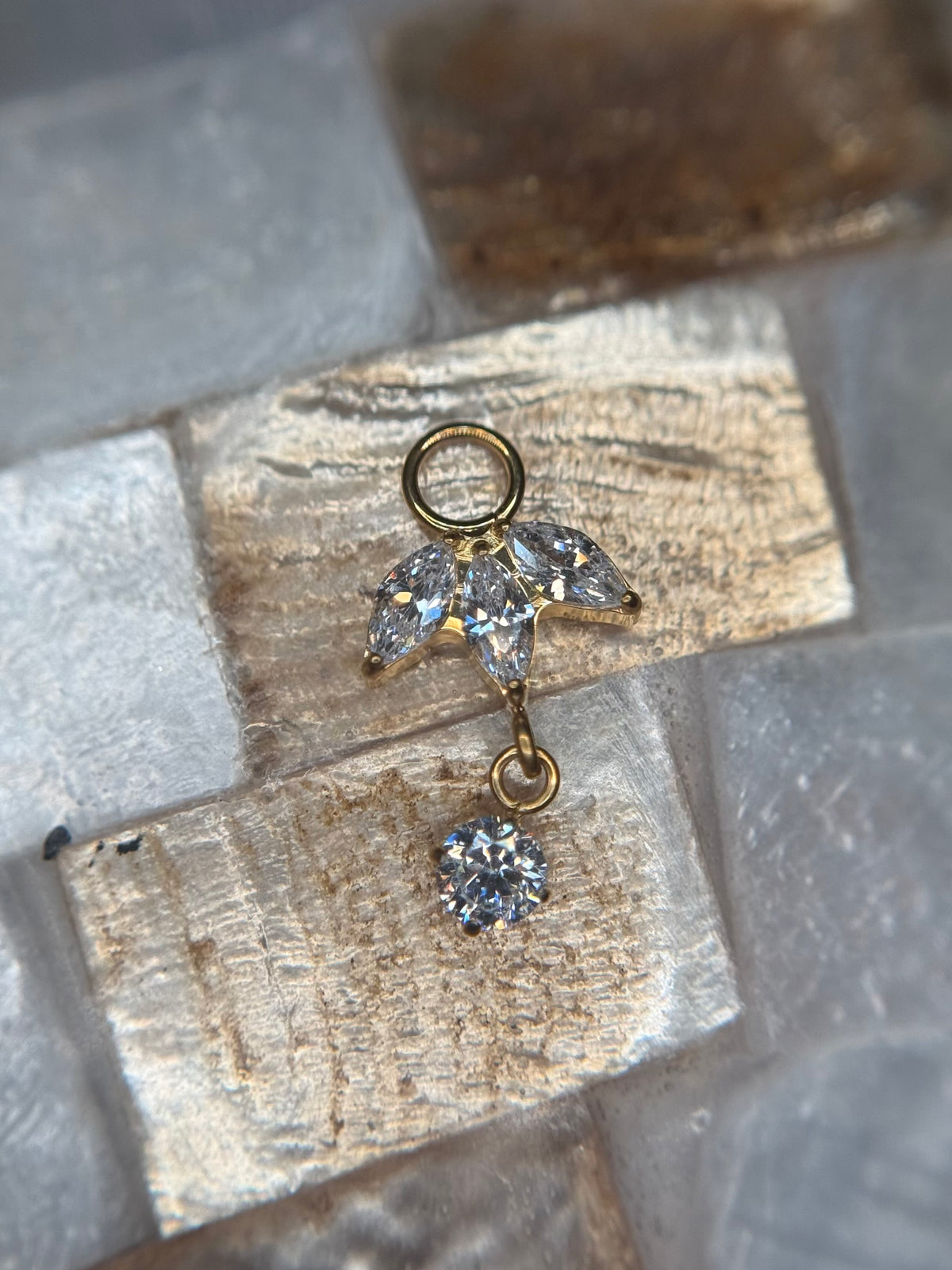 Inverted Crown Charm