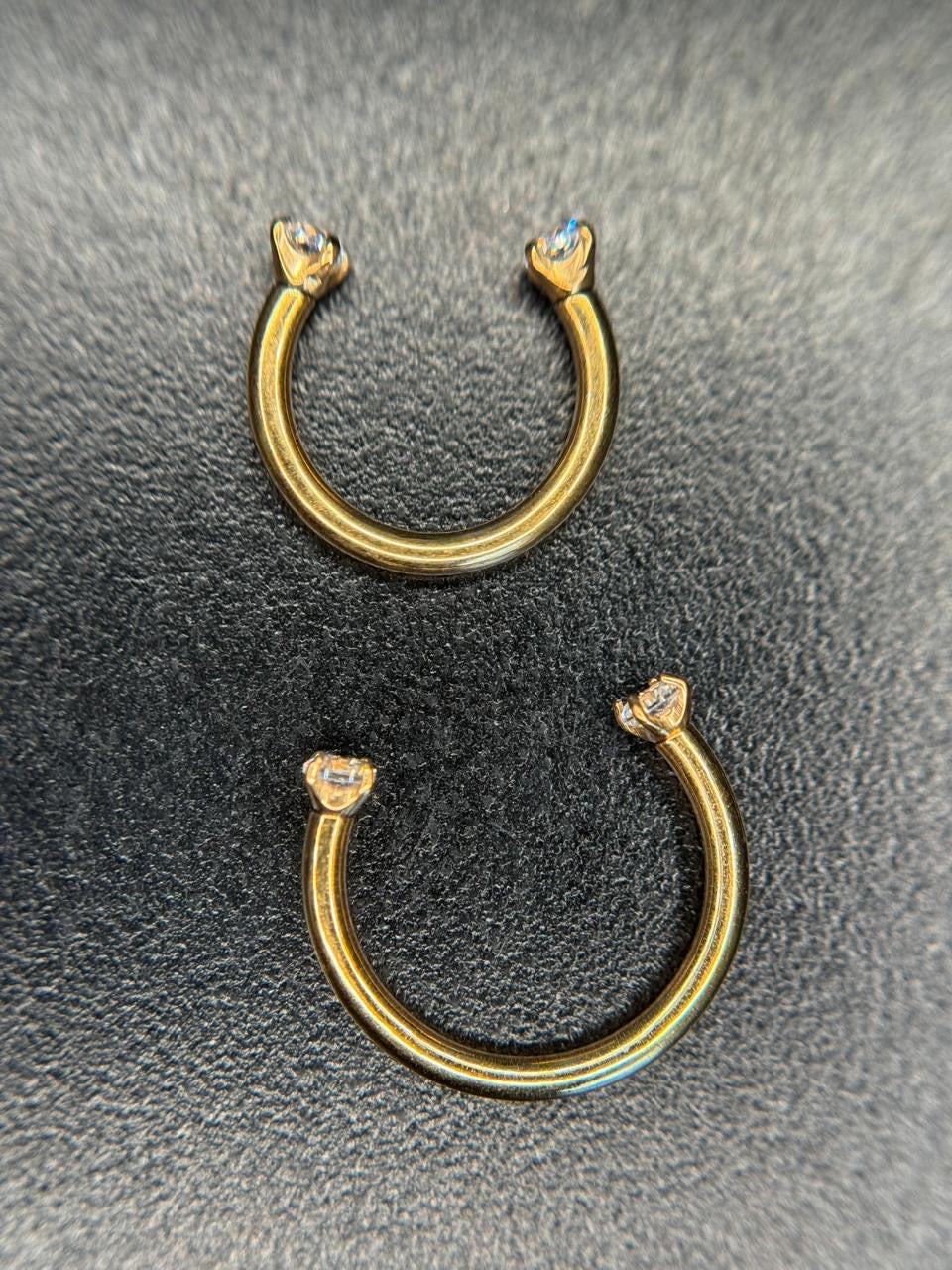 CZ horseshoe Titanium