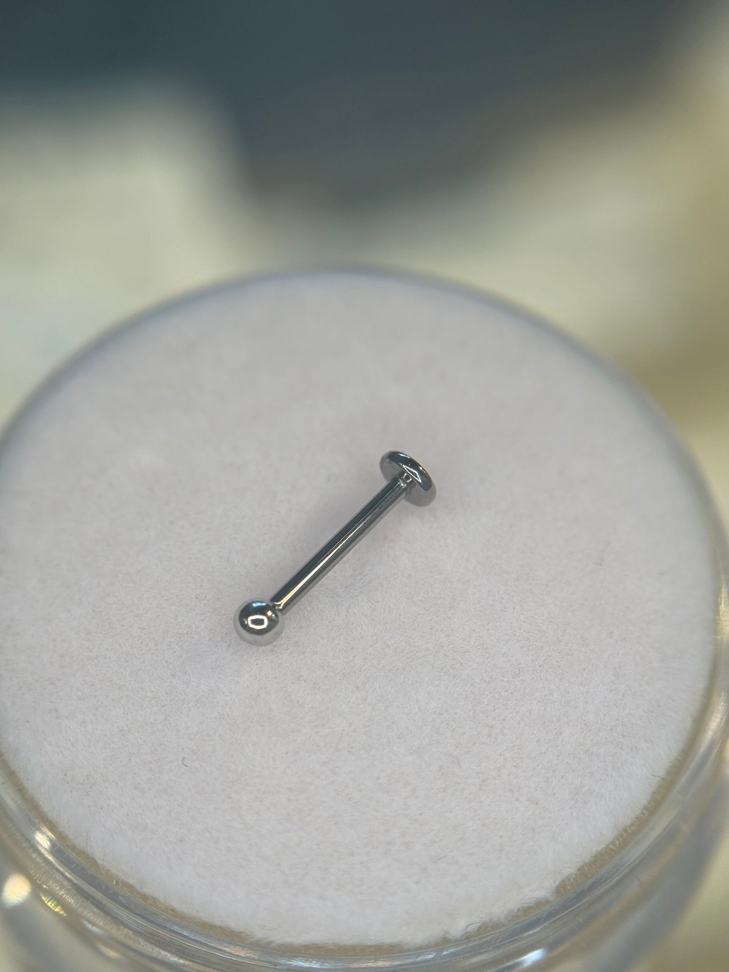 14k nose plain ball