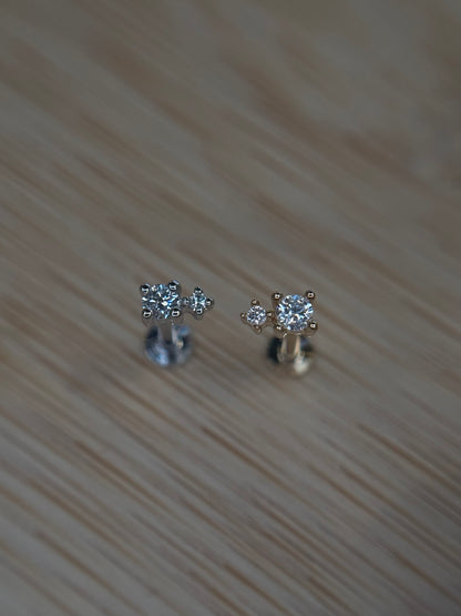 14k Dos Stud