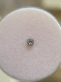 Bordered nose stud push pin