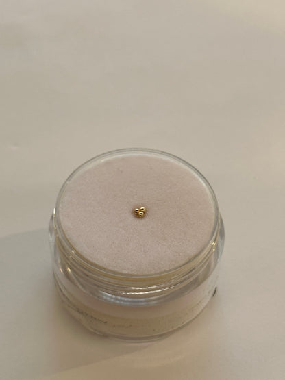 14k Ball Trinity Small