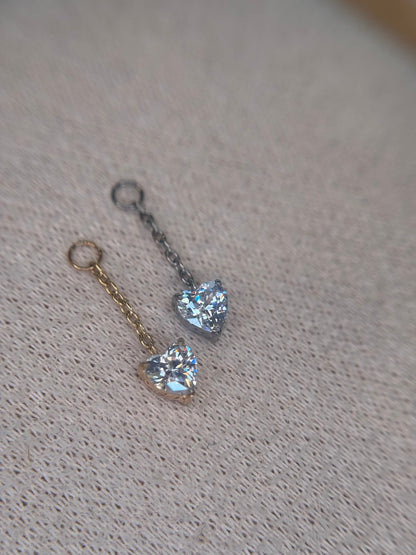 Heart Stone Charm