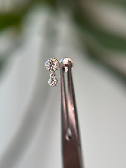 14K Invisible Drop