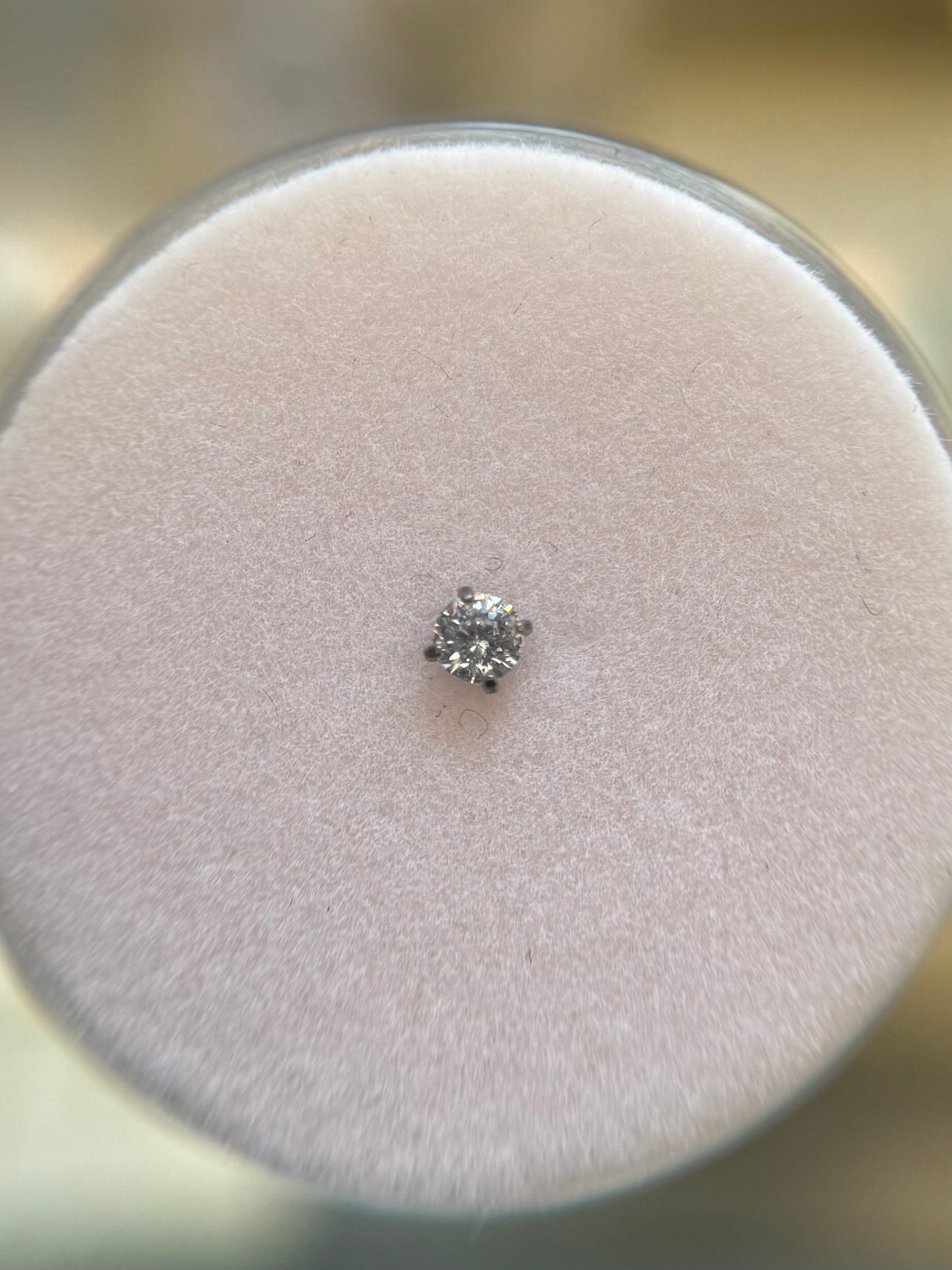 Titanium nose stud