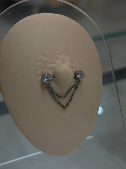 Double Chain Nipple Bar