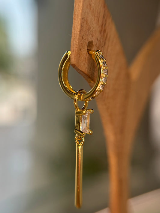 Blockline Hoop Pair