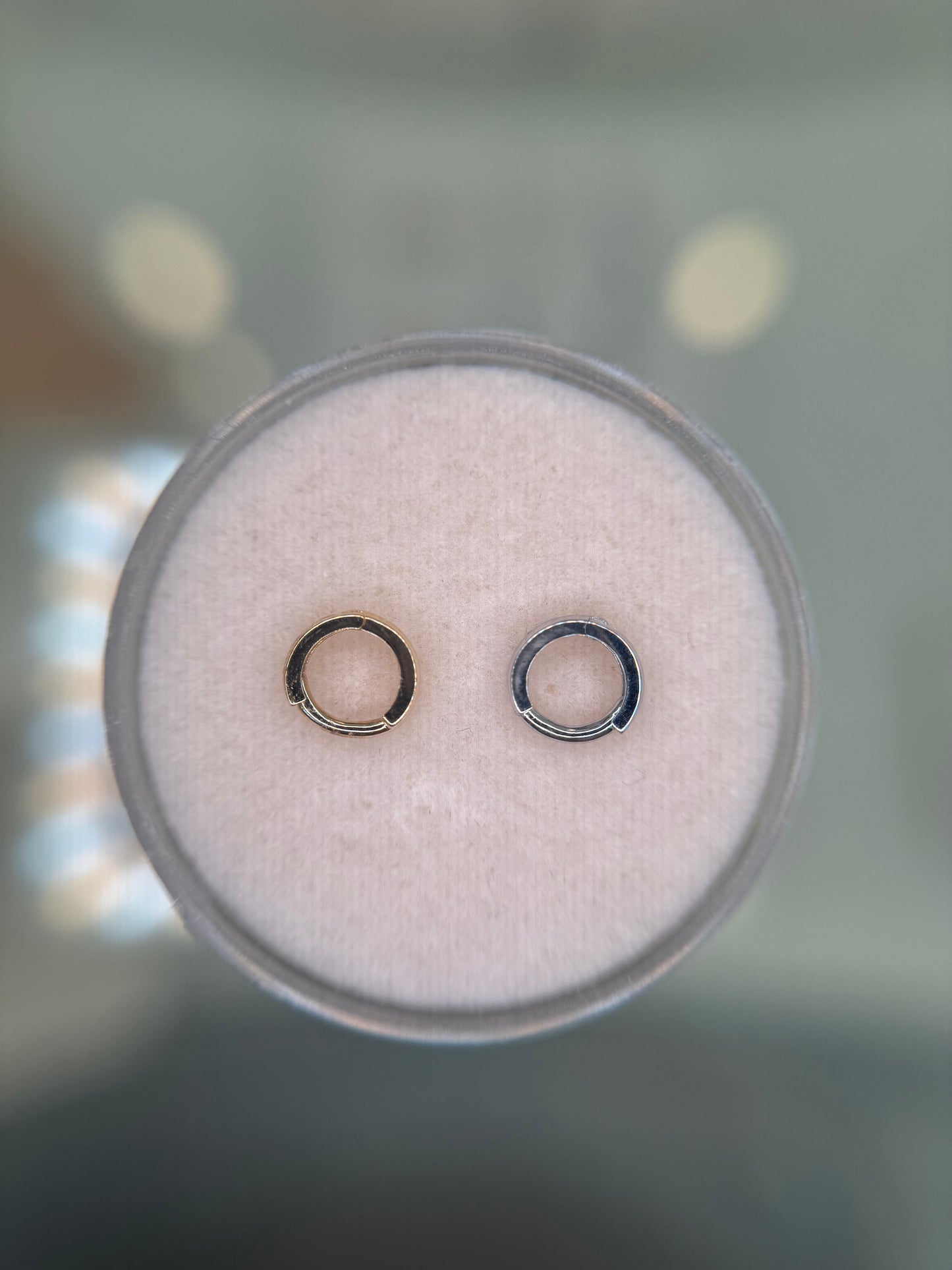 14k 5mm plain hoop