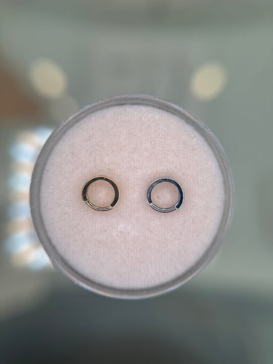 14k 5mm plain hoop