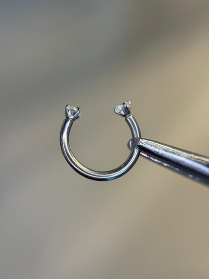 CZ horseshoe Titanium