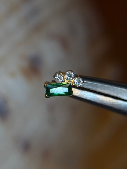 Emerald Studs
