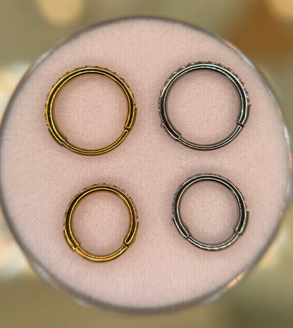 Radiant Nose Hoop Titanium