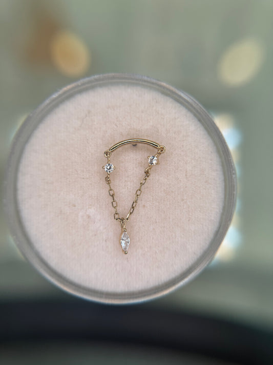 14k hidden helix Zuri
