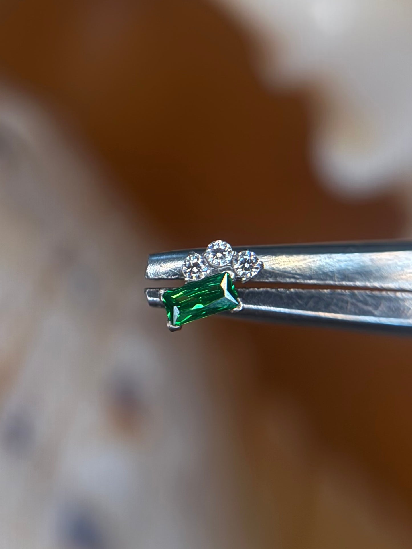 Emerald Studs